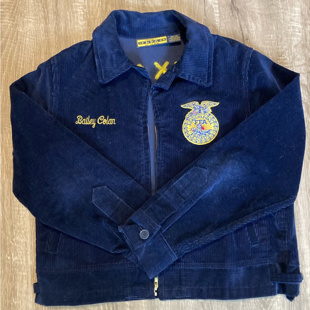 FFA Navy blue corduroy jacket